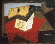 Juan Gris The guitar and Score oil painting on canvas
